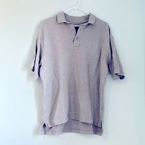 Kirkland Signature Men’s Grey Polo Shirt in size large